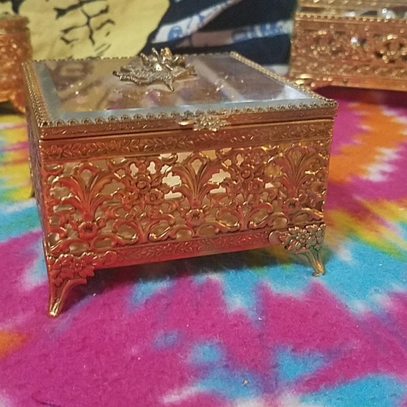24 karat gold jewelry box - Picture 4 of 8